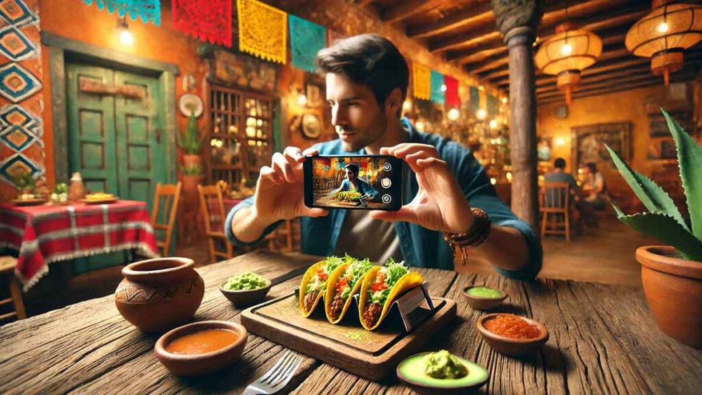 Influencer ruso sabotea restaurante tacos 