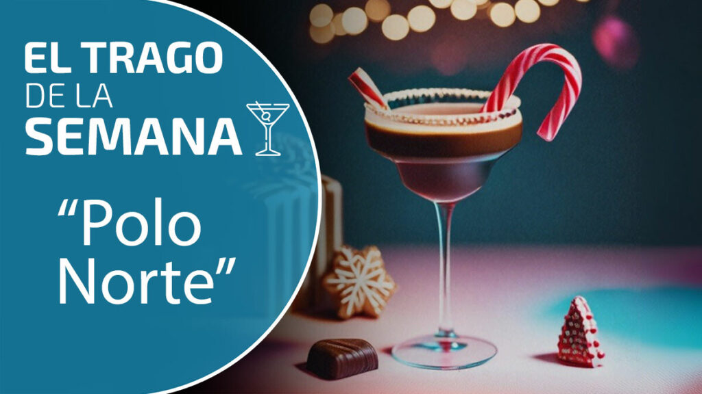 Coctel Polo Norte, una bebida inspirada en la Navidad