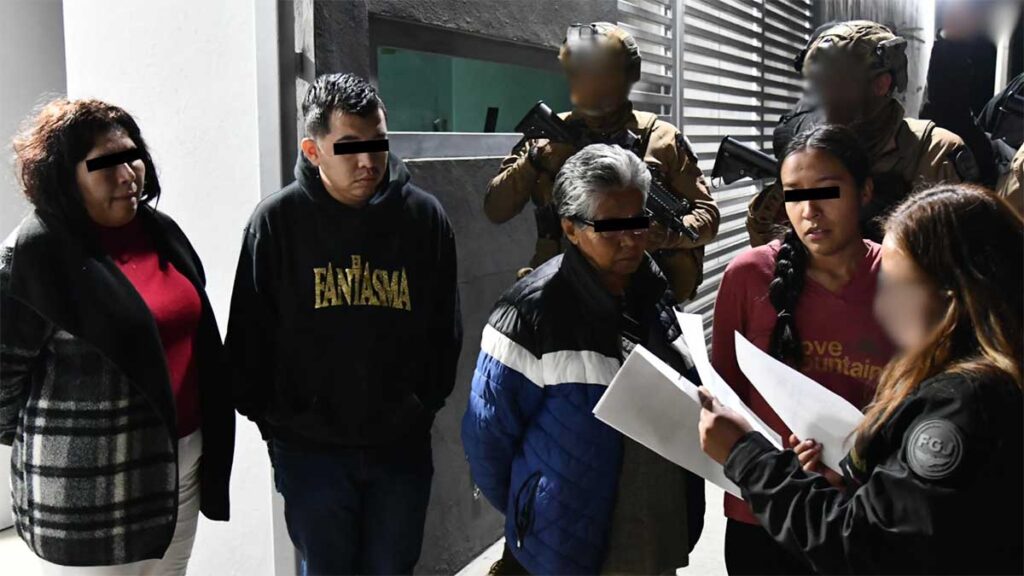 Detenidos durante la "Operación Enjambre" en el Edomex