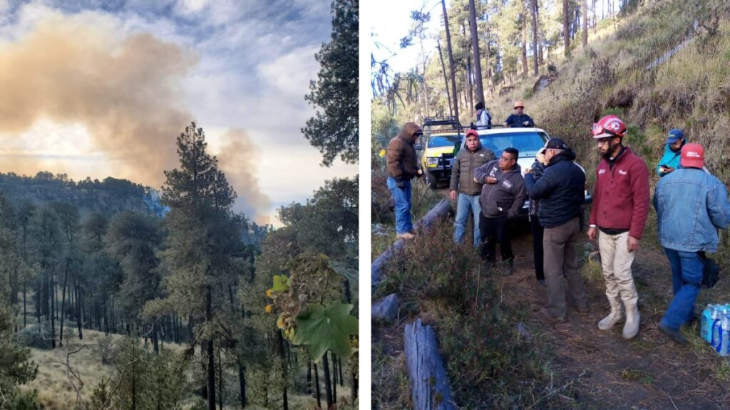 Protección Civil del Edomex anunció el cierre del Parque Nacional Iztaccíhuatl tras un incendio forestal que ha consumido 150 hectáreas.