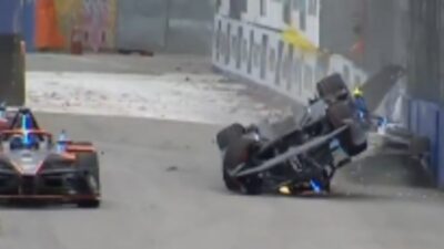 Pascal Wehrlein sufre un accidente en el E-Prix de Sao Paulo