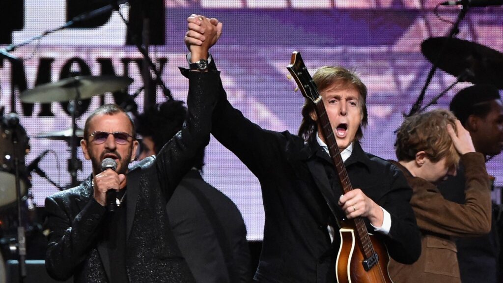 Paul Mccartney Y Ringo Starr Vuelven A Tocar Juntos En Londres