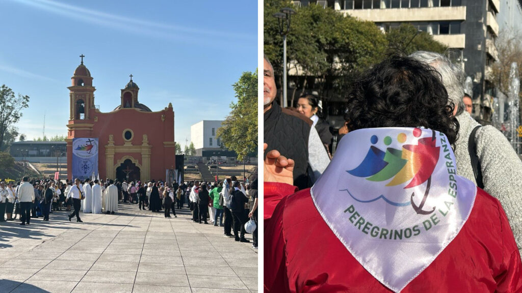 peregrinos van hacia Catedral Metropolitana por “Apertura del Año Jubilar”