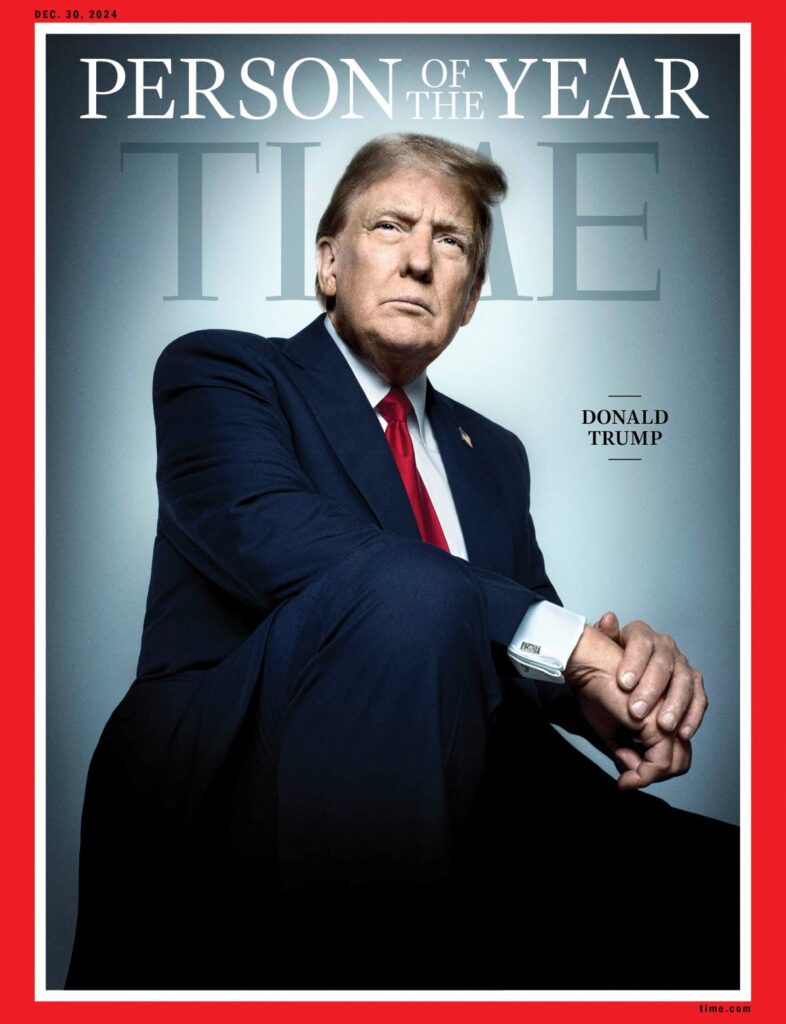 Por segunda vez, Donald Trump es la persona del año de la revista Time