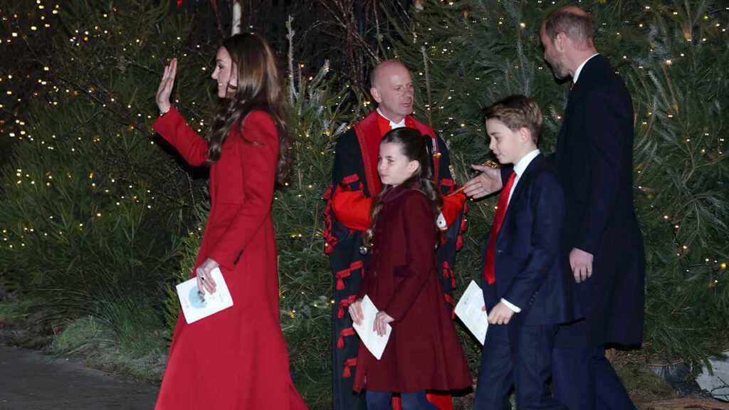 postal navideña príncipe William Kate Middleton