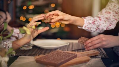 Receta para hacer turrón de chocolate en casa