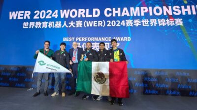 Equipo Robocon triunfa en torneo mundial de robótica en China.