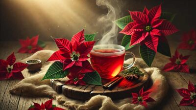 Té de flor de nochebuena: beneficios y propiedades