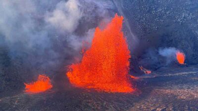 Erupción del volcán Kilauea. | Foto: NASA.