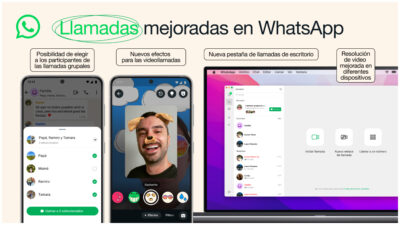 WhatsApp mejora las llamadas, descubre las nuevas funciones