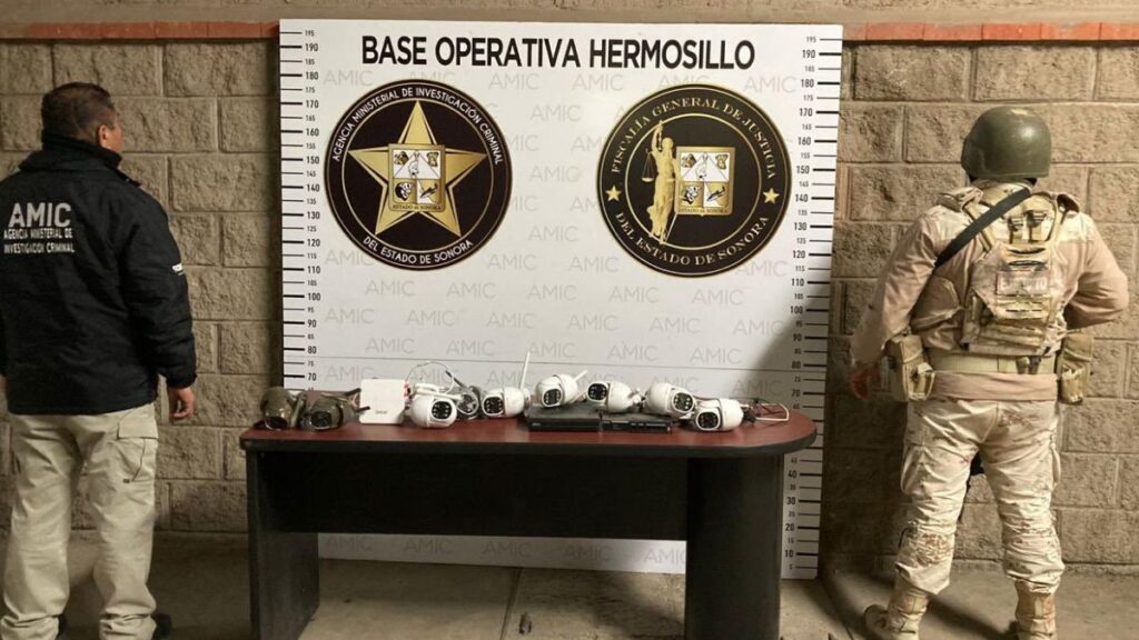 Aseguran cámaras de vigilancia clandestinas en Hermosillo, Sonora; autoridades investigan