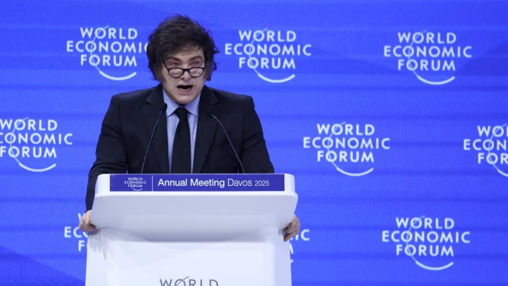 Desde el Foro de Davos, Milei se lanza contra "la ideología woke"