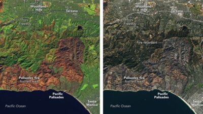 Así se ve Californa devastada por los incendios forestales