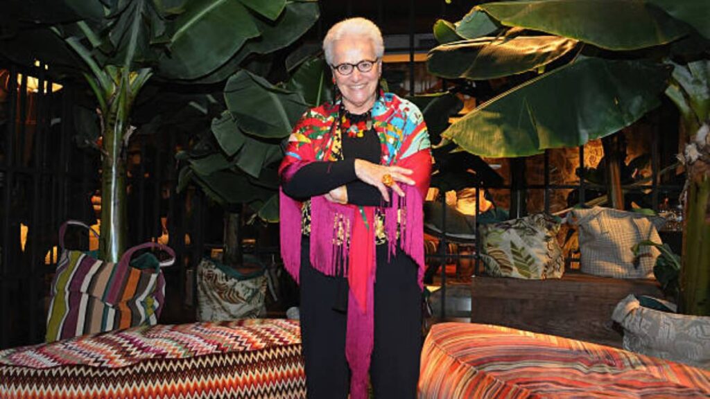 Rosita Missoni, la diseñadora italiana que puso de moda el zigzag