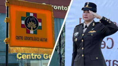 Por primera vez, una mujer militar dirige el Centro Gerontológico de la Sedena