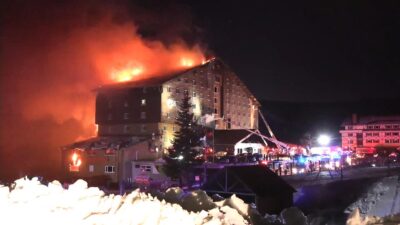 Incendio en hotel de Turquía