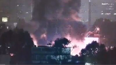 Se registra incendio fuerte incendio en San Pedro Xalpa, Azcapotzalco