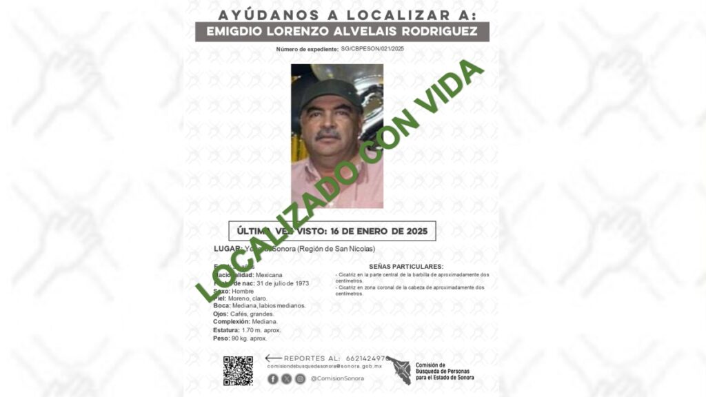 localizan con vida a trailero que era buscado por su hija en Sonora