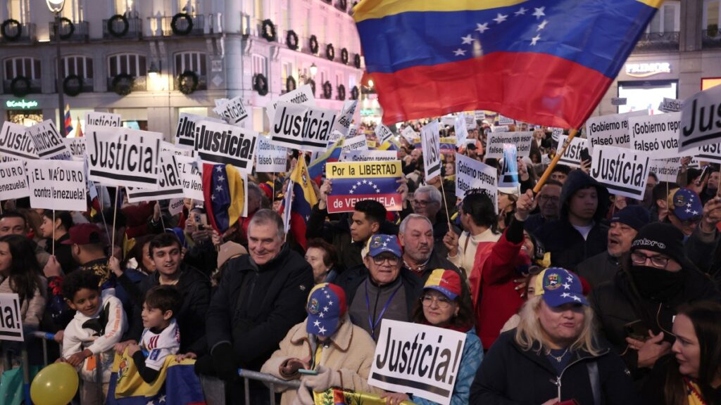 Venezuela: marcha contra la investidura de Nicolás Maduro, en vivo