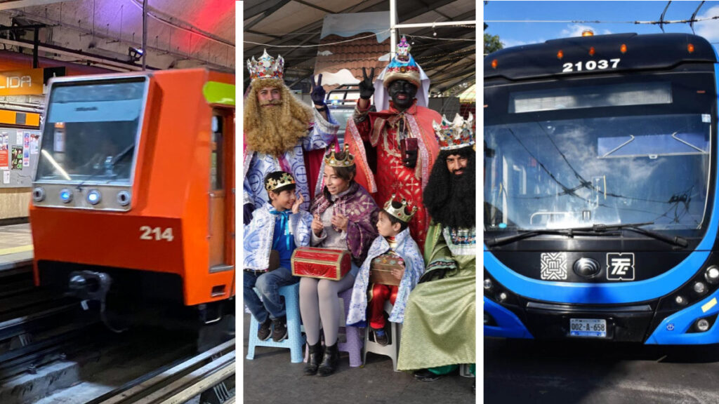 Reyes Mayos, aquí los horarios del Metro, Metrobús y Trolebús