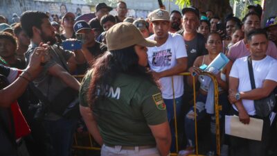 Migrantes varados en Chiapas