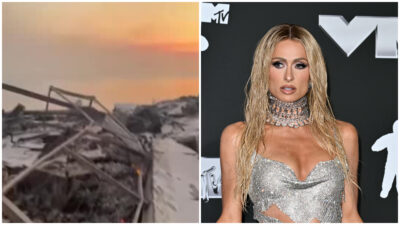 Paris Hilton vista su casa destruida por los incendios en Los Ángeles