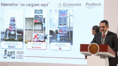 Pese a las advertencias de colocarles lonas, aún hubo gasolineras con precios elevados: Profeco