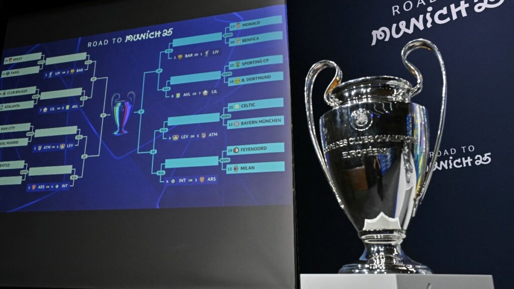 La Champions League realizó su sorteo para los llamados play offs donde se enfrentarán Real Madrid contra el Manchester City.