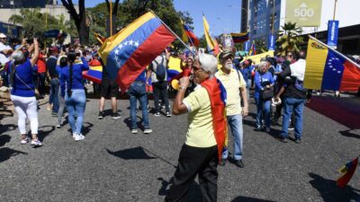 venezolanos protestas cdmx