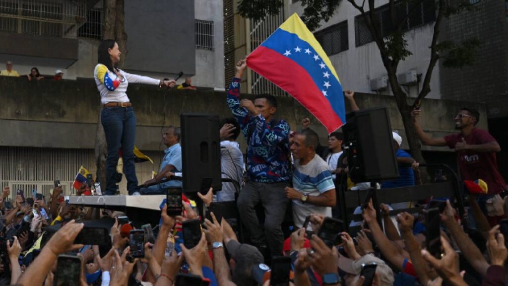 María Corina Machado, líder opositora de venezuela