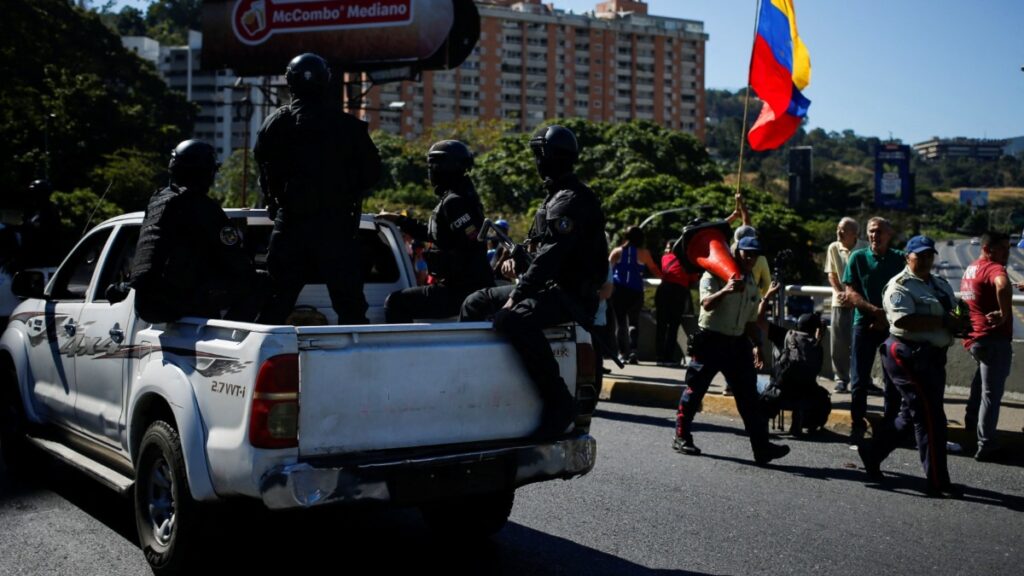 Venezuela: marcha contra la investidura de Nicolás Maduro, en vivo