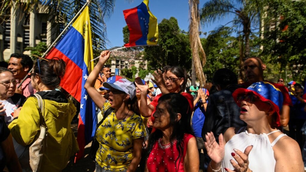 Venezuela: marcha contra la investidura de Nicolás Maduro, en vivo