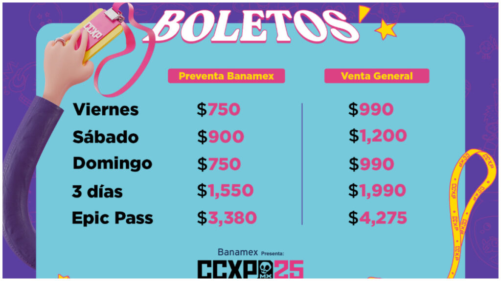 CCXP México 2025: fechas, invitados y todo lo que debes saber - UnoTV