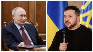 Rusia intenta “ganar tiempo” para seguir su invasión, acusa Zelenski