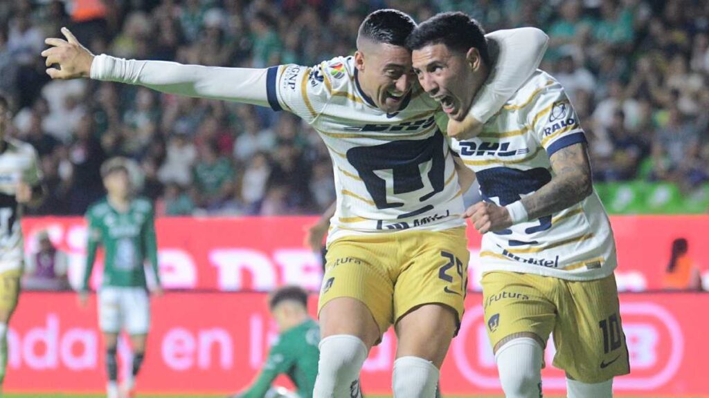 El León sufre su tercera derrota al hilo en el Clausura 2025 a manos de los Pumas