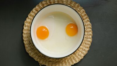 Huevos con dos yemas