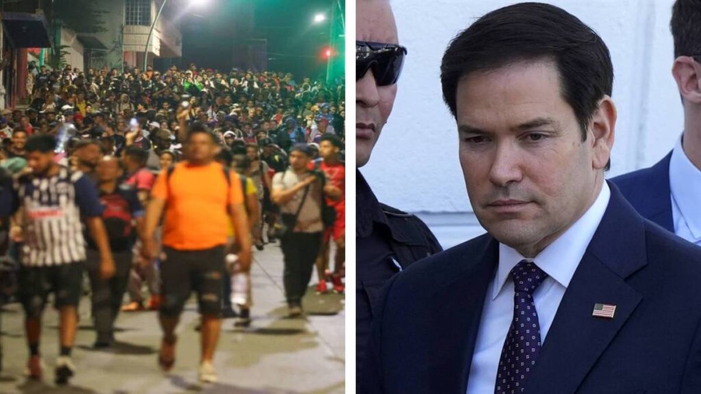 Marco Rubio anunció sanciones al sector privado por migración ilegal.