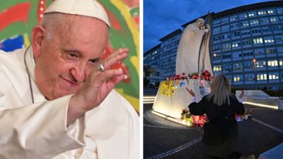 Papa Francisco ha podido orar y recibir fisioterapia