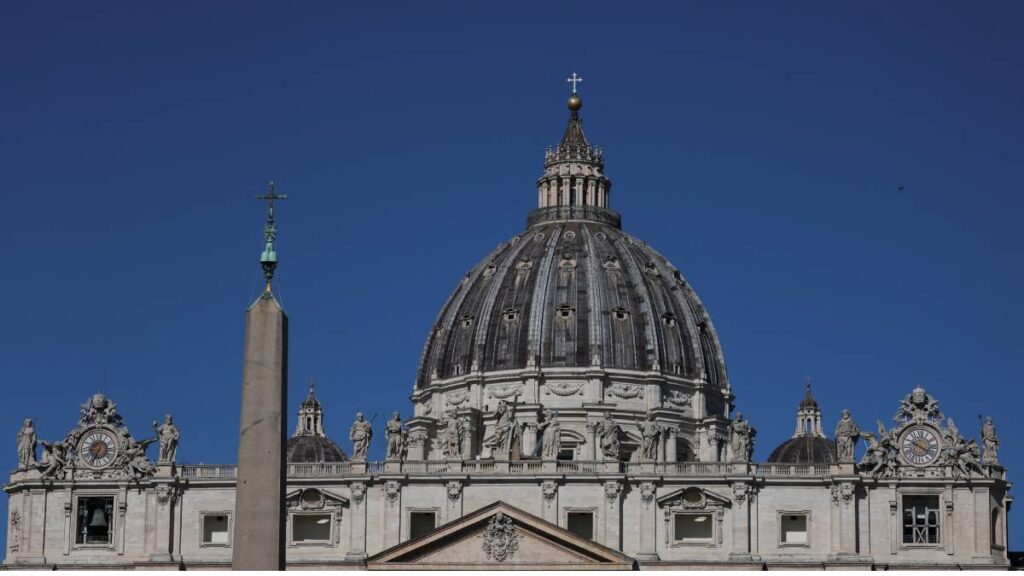 Basílica de San Pedro tras el funeral del Papa Francisco