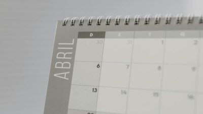 Calendario Abril
