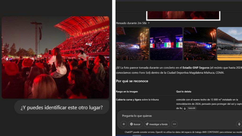 ¿En serio reconoce ChatGPT el lugar de una foto?