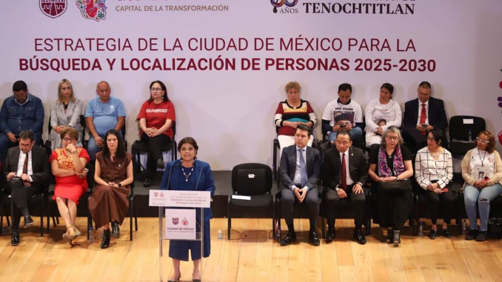 CDMX presenta Estrategia de Búsqueda y Localización de Personas