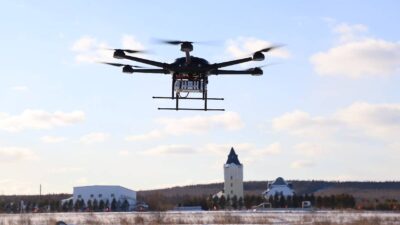 dron impulsado por hidrógeno