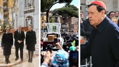 Figuras mexicanas en el funeral del papa