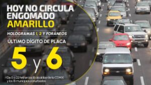 Hoy No Circula, CDMX y Edomex, lunes 16 de junio de 2025; ¿Qué autos descansan?