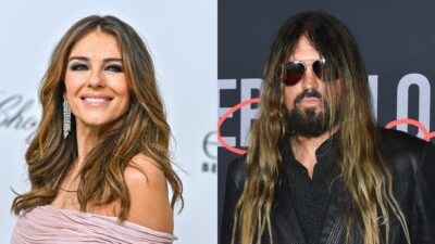Elizabeth Hurley y el papá de Miley Cyrus sorprenden con romance