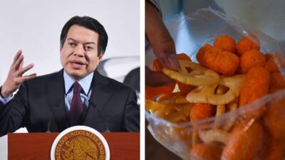 Mario Delgado informó que continuará la prohibición de comida chatarra y refrescos en escuelas, así como acciones para prevenir adicciones.