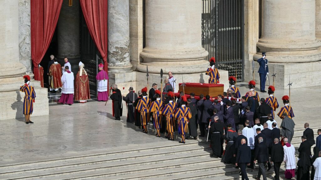 Recorrido del féretro del Papa Francisco