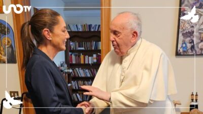 La mandataria lamentó el fallecimiento del pontífice. Cuartoscuro