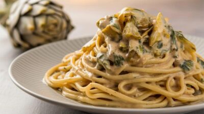 Pasta Alcachofas